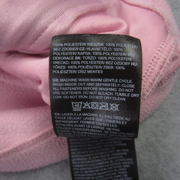 The North Face Sweater Womens Medium Pink Black 1/2 Zip Fleece Pullover - Picture 14 of 16